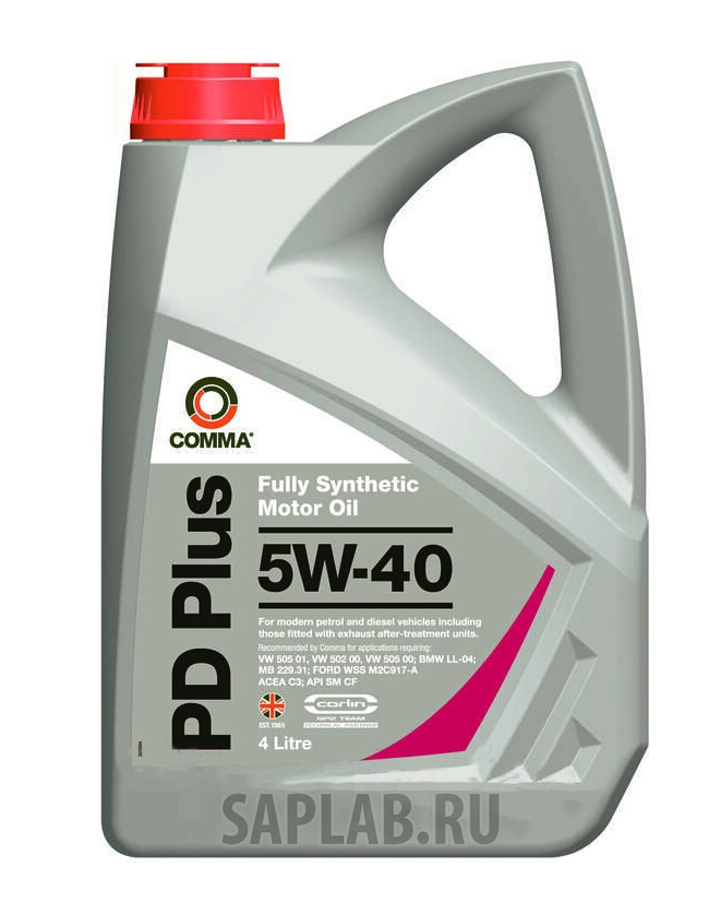 Купить COMMA DPD4L Моторное масло Comma diesel pd 5W-40 4л