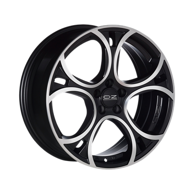 Купить Oz WHS041679 Wave 17/7,5 ET35 Matt black + diamond cut