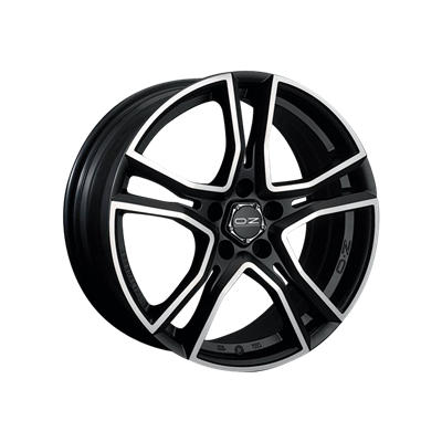 Купить Oz WHS056761 Adrenalina 15/6,5 ET18 Matt black + diamond cut