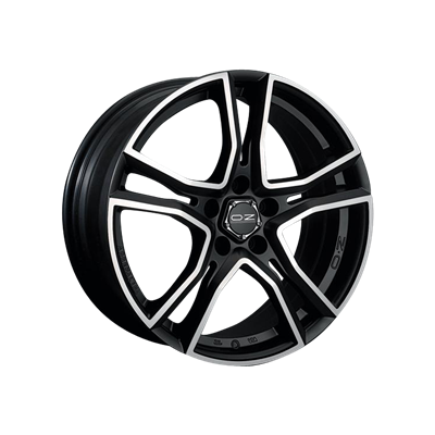 Купить Oz WHS027887 Adrenalina 16/7,5 ET35 Matt black + diamond cut
